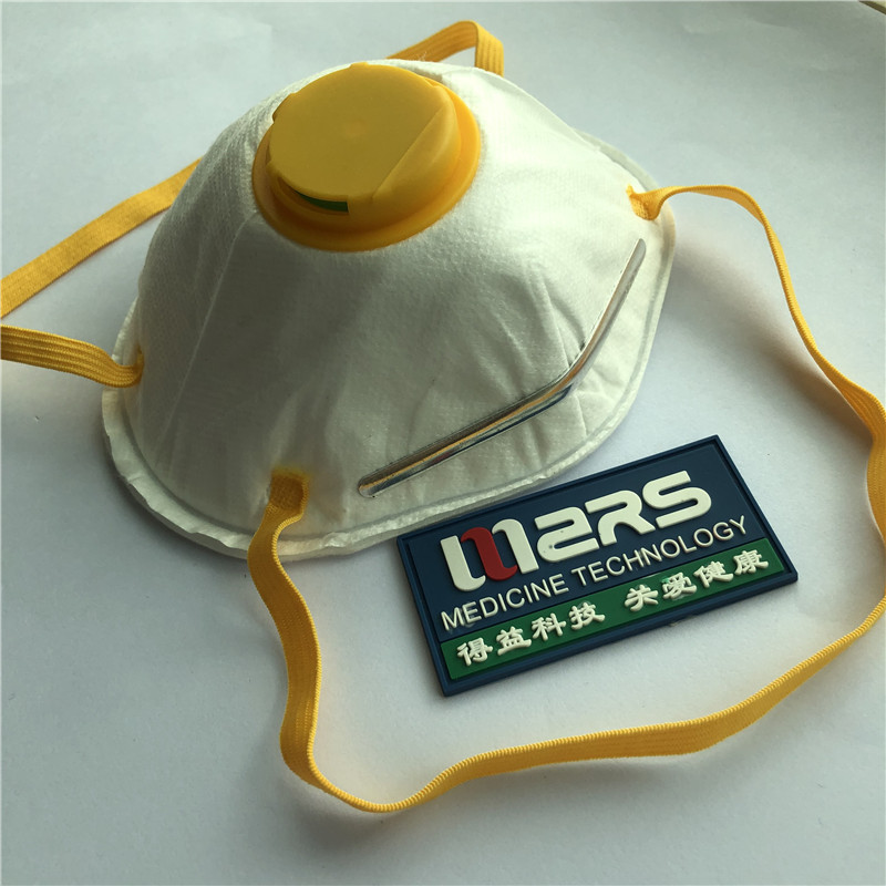 Cup ontwerp N95 gezichtsmasker met ventiel China maskerfabriek