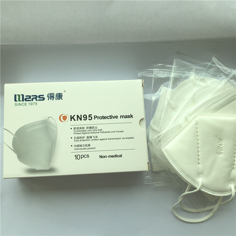 Fabrikanten China 5-laags gezichtsmasker KN95 Comfortabel en ultrazacht