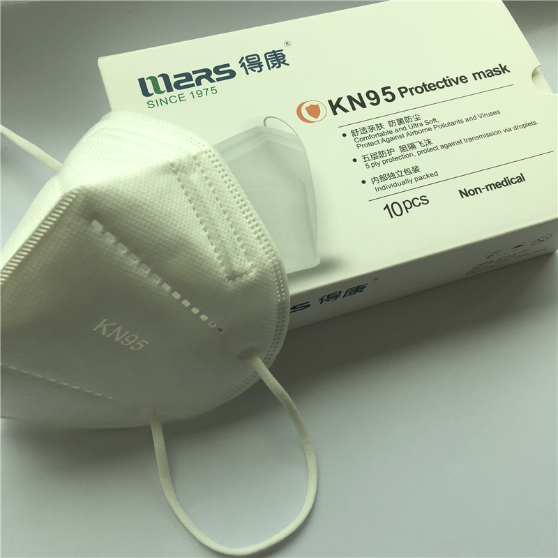 Hoge kwaliteit 5ply KN95 gezichtsmasker met GB2626-2006